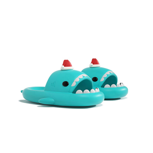 Sharkicks Basic - Claquettes Requins Père Noël